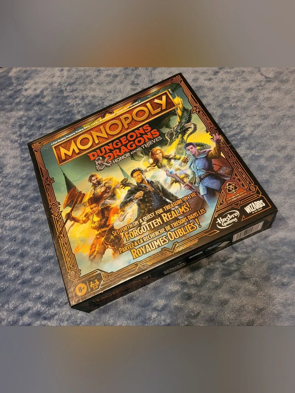 NEW & SEALED Monopoly Dungeons & Dragons Honor Among Thieves Board Game Hasbro